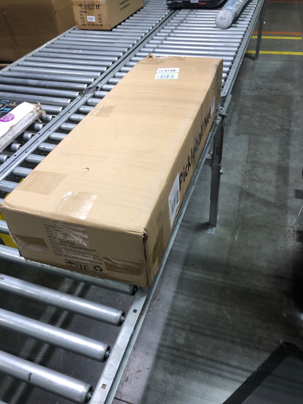 Photo 1 of Fostoy Pickleball Net Set with Wheels, 22 FT Regulation Size, Court Marker, 4 Paddles & 8 Pickleballs, Carrying Bag, Steady Metal Frame and 18-ply PE Net for All Weather Conditions Outdoor Indoor Pickleball Net With Wheels,18-ply PE net