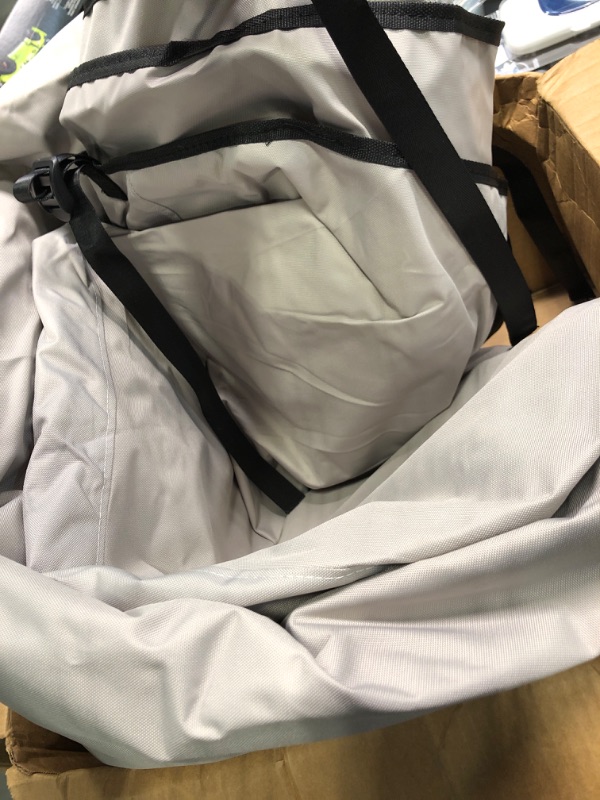 Photo 1 of STHang-D Boat Universal T-Top Center Console Cover, Protecting Boat Center Console and Helm Seat, Trailerable(84" L 61" W 85" H) XL:84" L 61" W 85" H