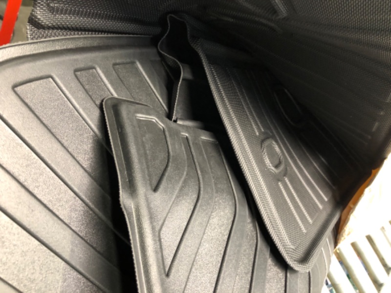 Photo 4 of Mixsuper Liner Custom Cargo Liner for 2020-2023 Kia Telluride Behind The 2nd Row Seats, Trunk Mat for Telluride Accessories All Weather Rear Cargo Mats Trunk Liner Black