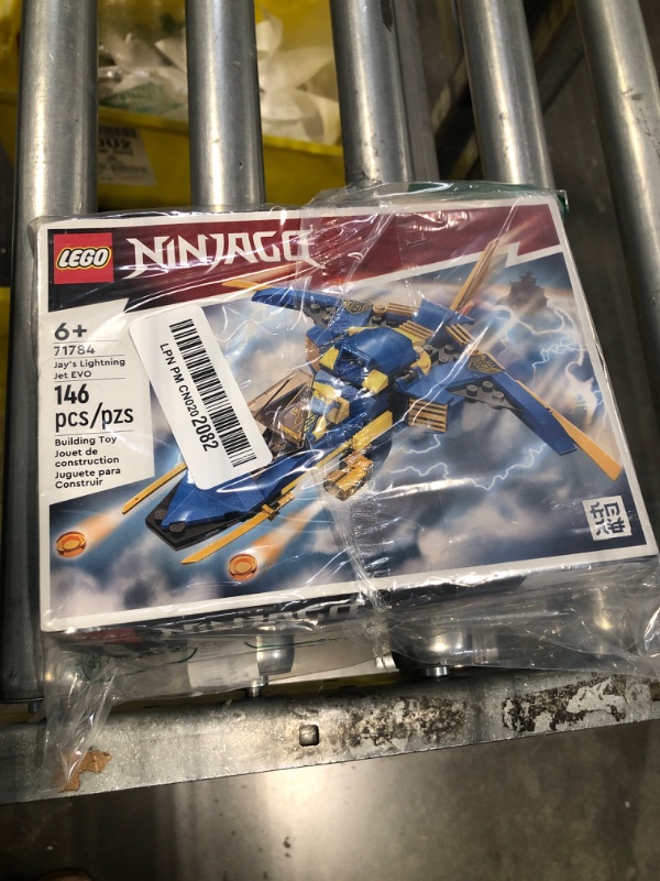 Photo 2 of LEGO NINJAGO Jay’s Lightning Jet EVO 71784, Upgradable Toy Plane, Ninja Airplane Building Set, Collectible Birthday Gift Idea for Kids, Boys and Girls Age 7 Plus