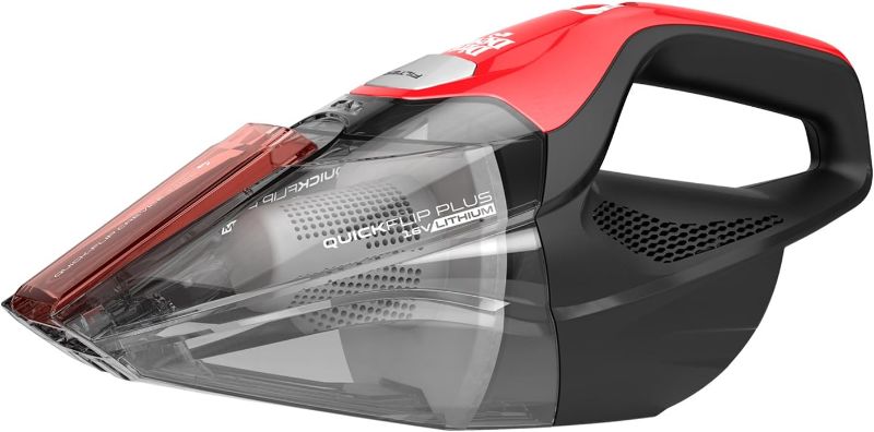 Photo 1 of 8V Volt Lithium Ion Bagless Handheld Vacuum Cleaner, Red