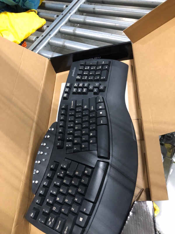 Photo 3 of Wireless Ergonomic Keyboard with Gel Wrist Rest Bundle