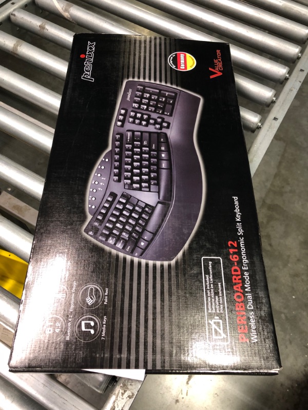 Photo 1 of Wireless Ergonomic Keyboard with Gel Wrist Rest Bundle