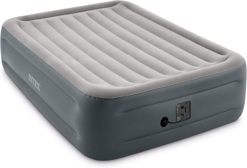 Photo 1 of 
Intex Dura-Beam Series Essential Rest Airbed with Internal Electric Pump, Bed Height 18", Queen (2020 Model)