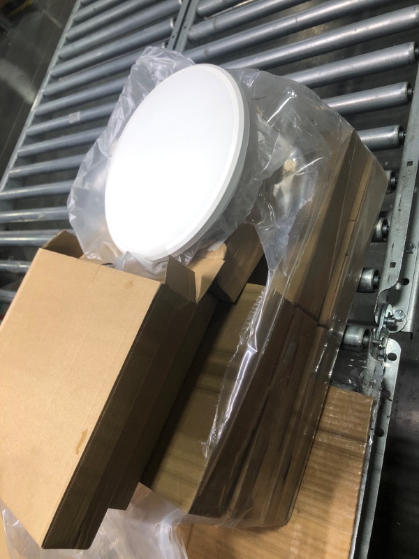 Photo 1 of 10 Pack LED Flush Mount Ceiling Light Dimmable ?Ceiling Light ?fixtures 3 Color Temperatures 3000k/4000k/6500k, Modern Round Flat Lights for Bedroom, Kitchen, Closets, Hallway (White, 1400lm, 9 Inch) 1400lm, 9 Inch White