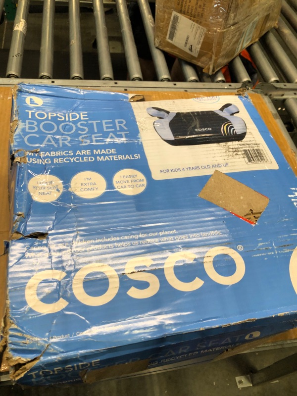 Photo 1 of Cosco Topside Backless Booster Car Seat, Lightweight 40-100 lbs, Rainbow