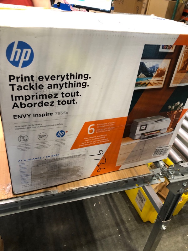 Photo 2 of HP Envy Inspire 7955e Wireless Color All-in-One Printer with Bonus 6 Months Instant Ink with HP+ (1W2Y8A)