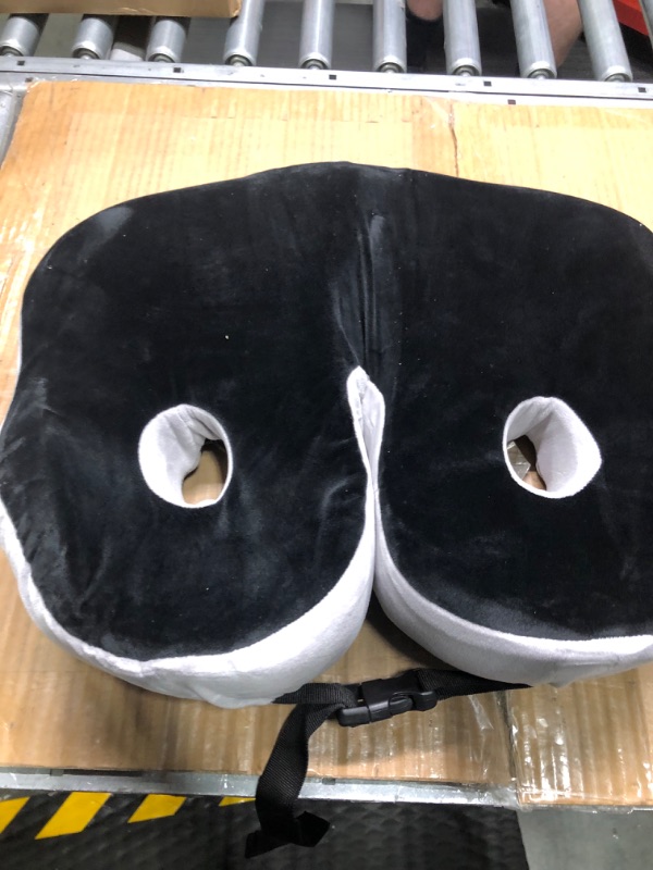 Photo 1 of CODN Memory Foam Office Chair Cushion for All-Day Sitting, Seat Cushion, Chair Pad for Car Seat, Wheelchair and Desk Chair?Tailbone and Sciatica Pain Relief Cushion Black