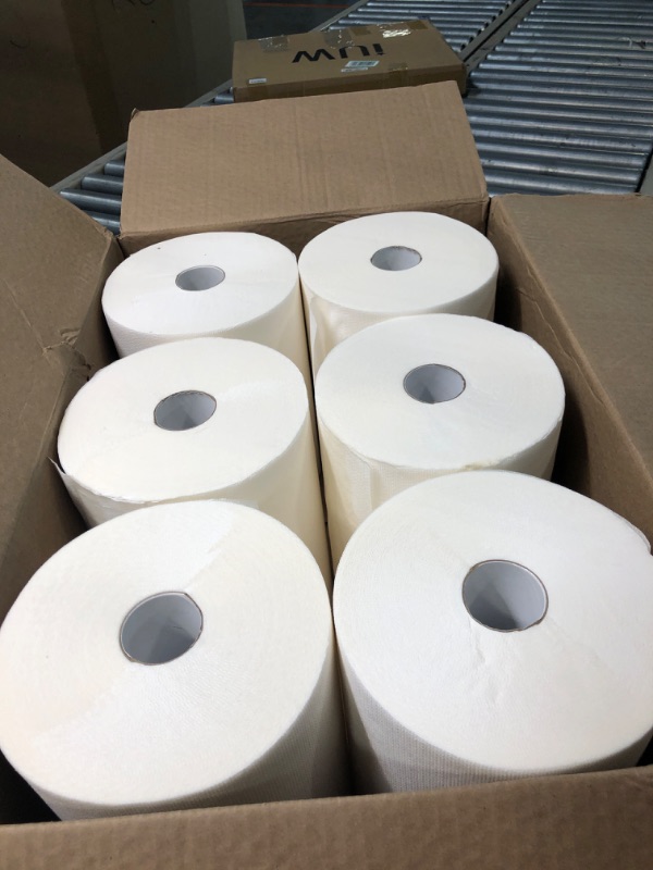 Photo 3 of High Capacity (Tad) Paper Towels - Hand Towels 10 Inch Wide Rolls (6 Rolls) Premium Quality Fits Touchless Automatic roll Towel Dispenser