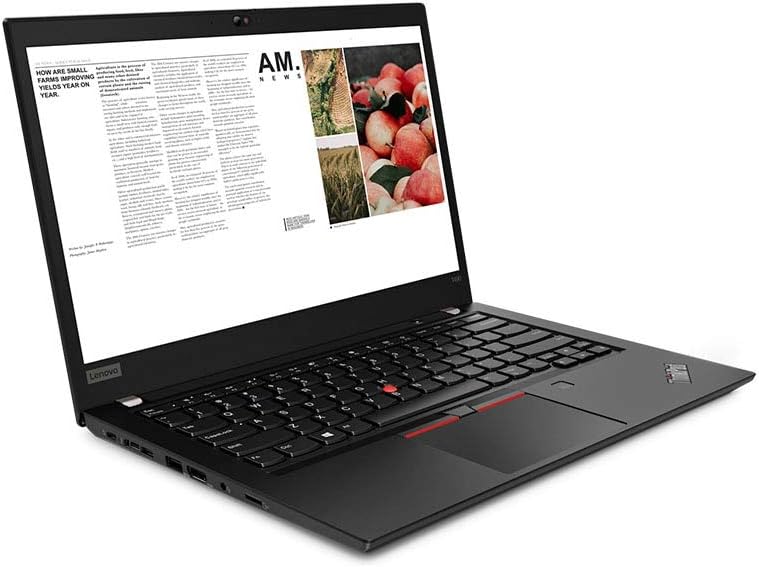 Photo 1 of Lenovo ThinkPad T490 14.0 FHD (1920x1080) 250 nits IPS Anti-Glare Display - Intel Core i5-8265U Processor, 16GB RAM, 512GB PCIe-NVMe SSD, Windows 10 Pro 64-bit (Renewed)