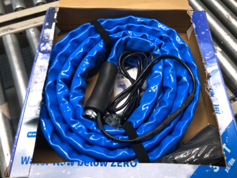 Photo 3 of 30FT Heated Drinking Water Hose for Rv with Energy Saving Thermostat,rv Heated Water Hose with 1/2" Inner Diameter Withstand Temperatures Down to-45°F-Lead Free?Heated Garden Hose?Rv Accessories