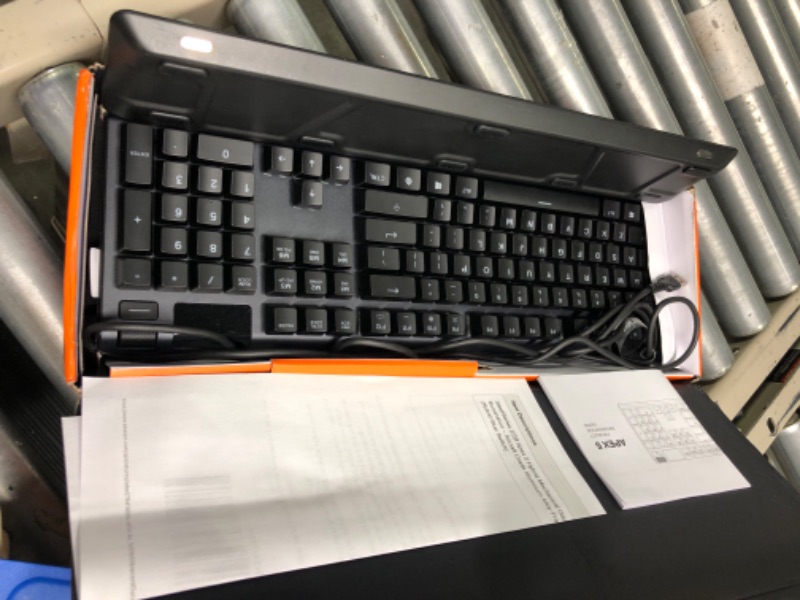 Photo 3 of 
SteelSeries Apex 5 Hybrid Mechanical Gaming Keyboard – Per-Key RGB Illumination – Aircraft Grade Alu with Rival 3 Gaming Mouse