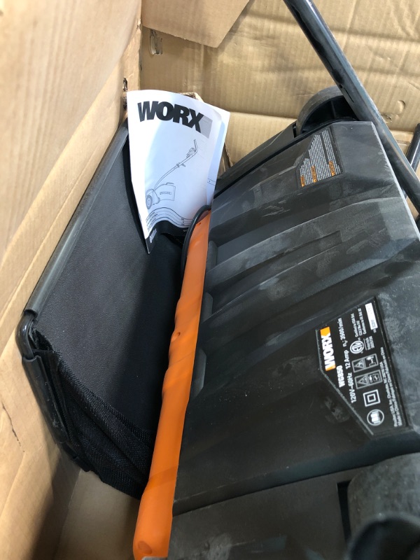 Photo 4 of WORX WG850 12 Amp 14 Inch Corded Electric Dethatcher, Black