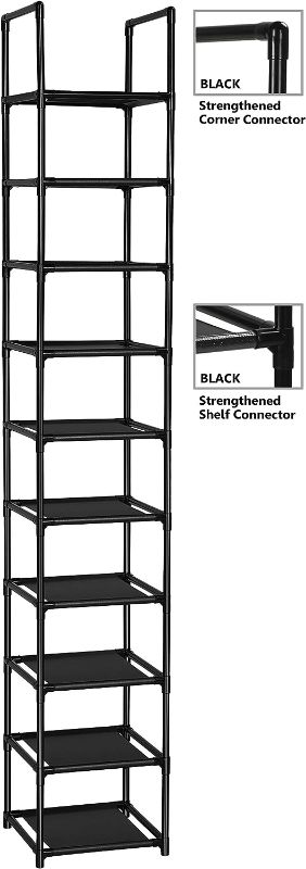 Photo 1 of 5Tiers Rack\shelf Space Saving Vertical Single Pairs Sturdy  Shelf Storage Organizer