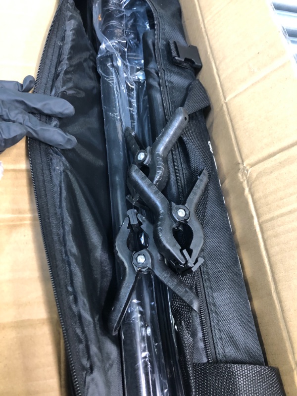 Photo 1 of 8.5 X 10FT/2.6 X 3M Background Stand Support System Kit with Carrying Case for Clamps and Canvas,for Photo Video Shooting