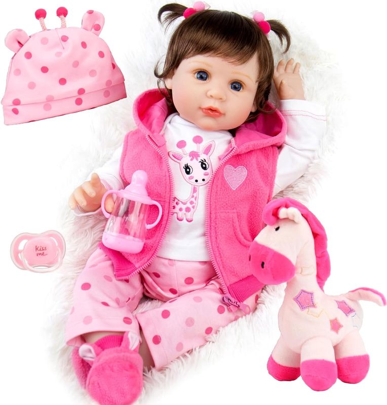 Photo 1 of Aori Lifelike Reborn Baby Dolls - Realistic Baby Doll 22 inch Newborn Girl Doll 