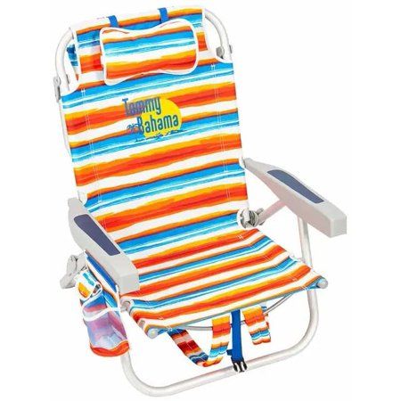 Photo 1 of 2022 Tommy Bahama 5 Position Tropical Sunset Backpack Beach Chair