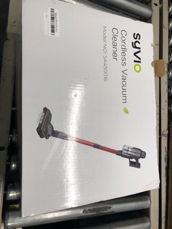 Photo 2 of 
syvio Cordless Vacuum Cleaner Upright, 250W 22Kpa Powerful Vacuum Cordless, 40Min Runtime, Replaceable Battery, 3 Mode, 3.1 lb Lightweight Handheld Vacuums...