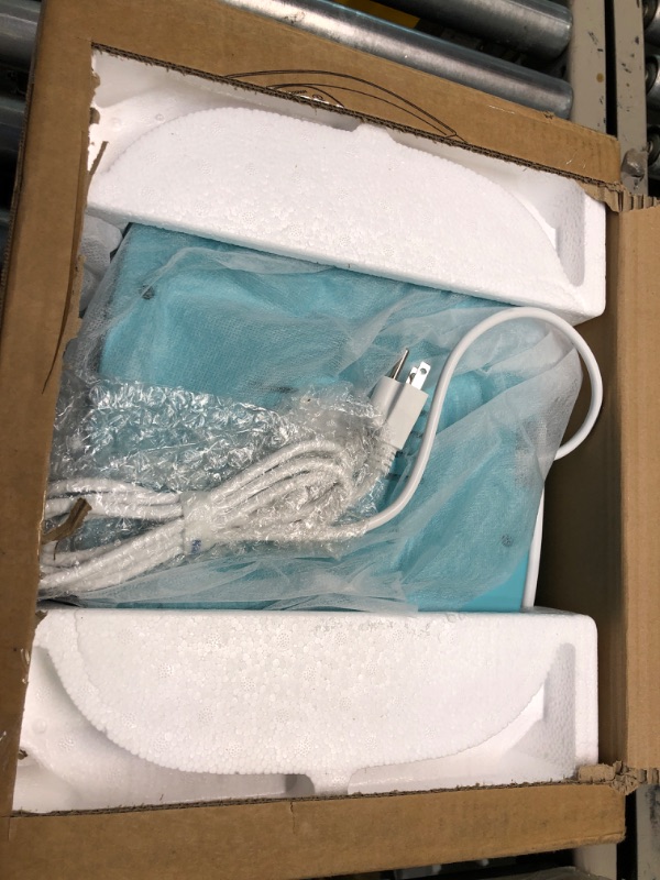 Photo 1 of HOSPAN Collapsible Foot Spa Electric Rotary Massage, Foot Bath with Heat, Bubble, Remote, and 24 Motorized Shiatsu Massage Balls. Pedicure Foot Spa for Feet Stress Relief - FS02A Sky Blue