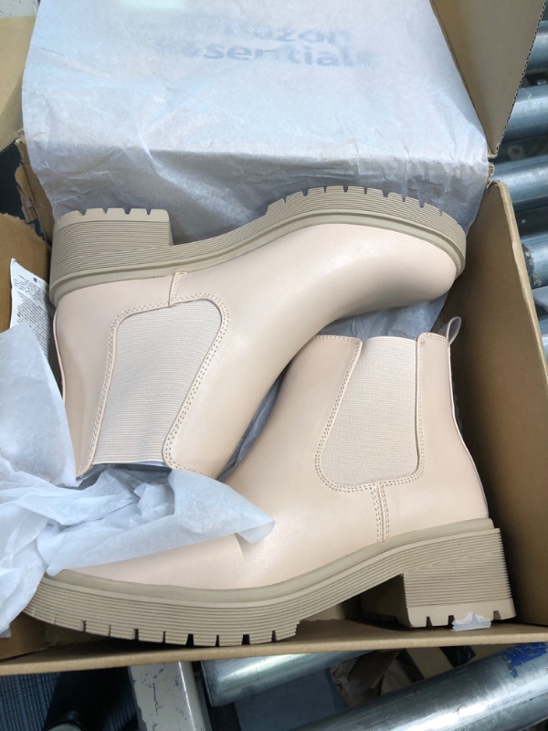 Photo 1 of Amazon Essentials Women's Combat Chelsea Boot 10 Blush