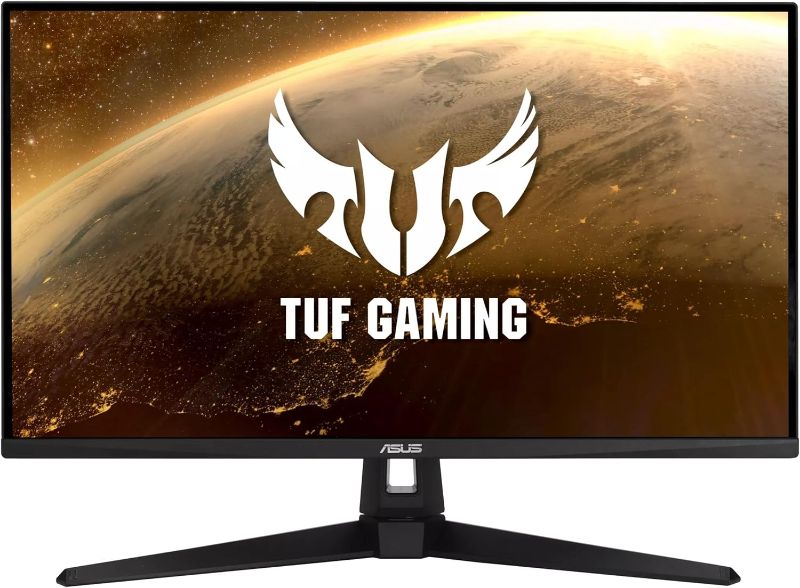 Photo 1 of ASUS TUF Gaming VG289Q1A 28” Monitor, 4K UHD (3840 x 2160), IPS, Adaptive-Sync/ FreeSync, Eye Care, DisplayPort HDMI, DCI-P3 HDR 10, Shadow Boost, Black 28" IPS 4K HDR