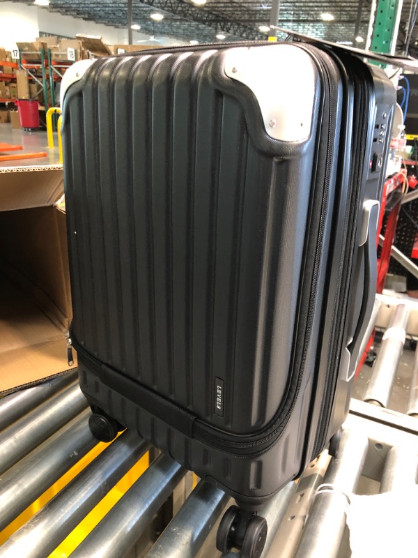 Photo 1 of 
LEVEL8 Grace EXT Hardside Carry On Luggage with Front Compartment, 20” Expandable Suitcases with Wheels, Lightweight Carry On Suitcase for Airplane, TSA...