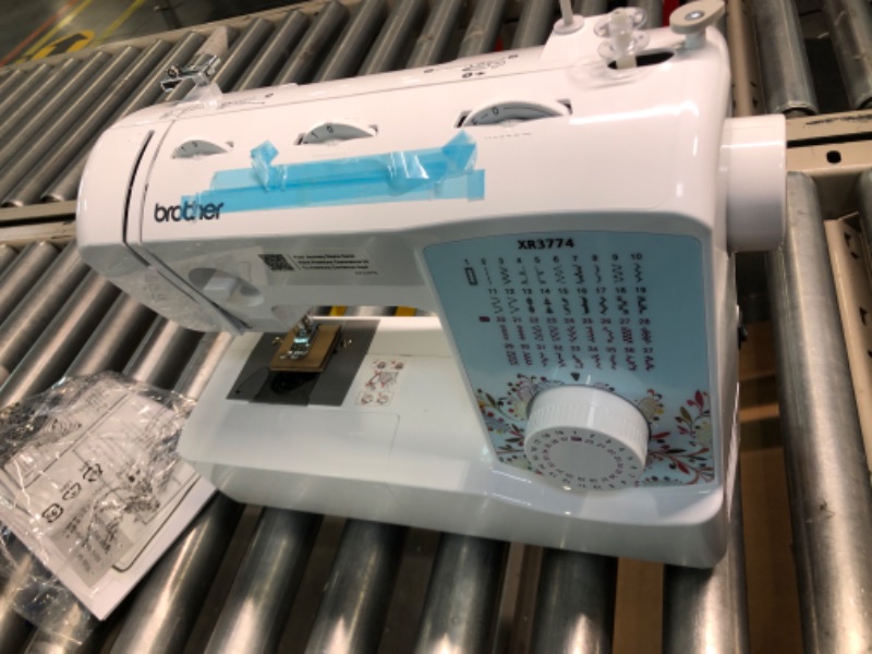 Photo 5 of  Brother Sewing and Quilting Machine, XR3774, 37 Built-in Stitches, Wide Table, 8 Included Sewing Feet

