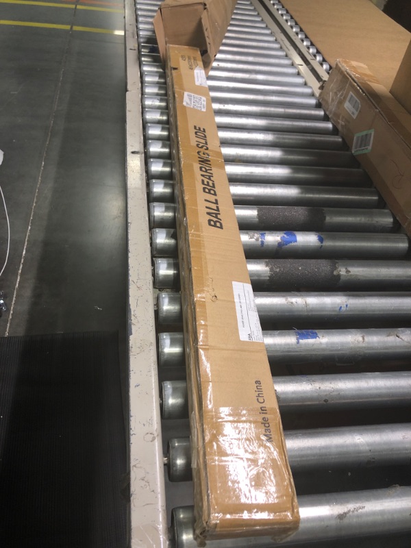 Photo 2 of  Hardware 1 Pair of 48 Inch Heavy Duty Drawer Slides 500LB Full Extension Side Mount Ball Bearing Drawer Rails
