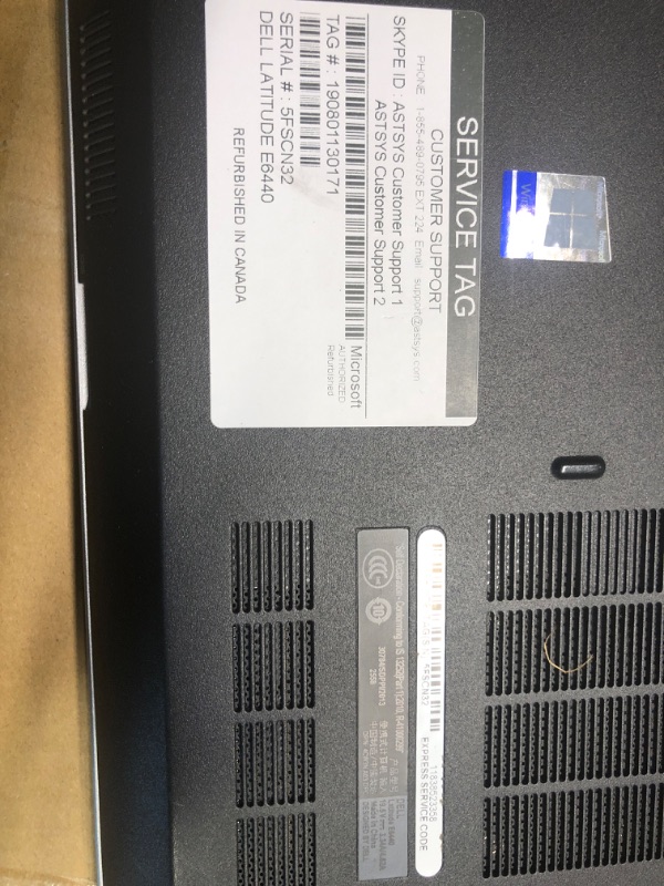 Photo 4 of DELL Latitude E6440 14in Laptop, Core i7-4600M 2.9GHz, 8GB Ram, 256GB SSD, DVDRW, Windows 10 Pro 64bit (Renewed)