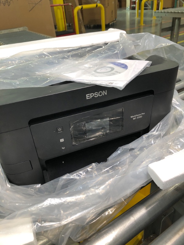 Photo 5 of Epson® Workforce® Pro WF-3820 Wireless Color Inkjet All-in-One Printer, Black Large Workforce Pro WF-3820 - New