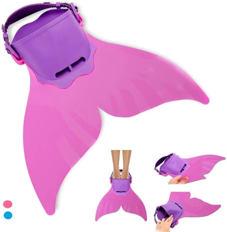 Photo 1 of Adjustable Mermaid Swim Fin for Swimming Training Girl ,Boys ,Kids ,Children by AIWANK