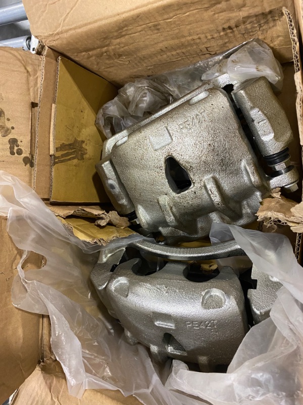 Photo 1 of A-Premium Front Disc Brake Caliper Assembly with Bracket Compatible with Select Chrysler, Dodge and Jeep Models - 200 2011-2014, Cirrus/Sebring 2007-2010, Avenger, Caliber, Compass, Patriot, 2-PC Set
