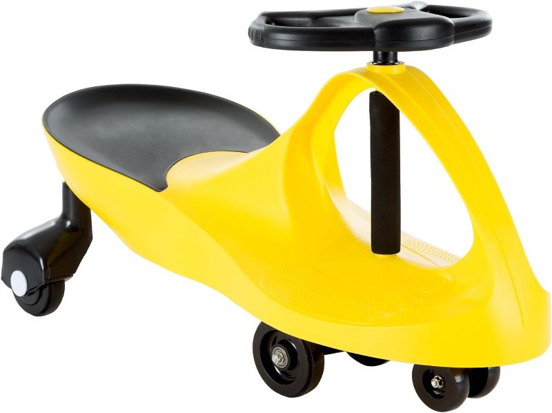 Photo 1 of Wiggle Car Ride On Toy – No Batteries, Gears or Pedals – Twist, Swivel, Go – Outdoor Ride Ons for Kids 3 Years and Up by Lil’ Rider (Yellow)
