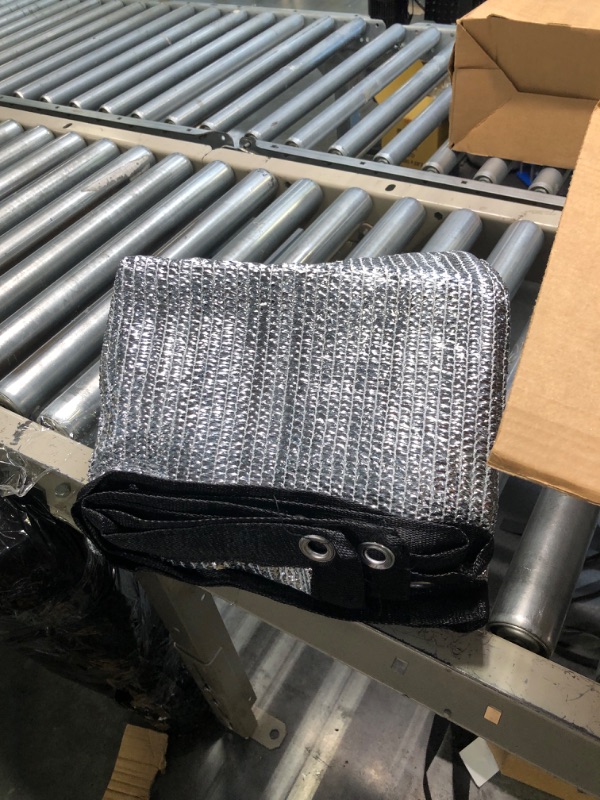 Photo 1 of Be Cool Solutions 70% Reflective Aluminet Sun Shade Cloth (10' x 14') - UV Protection | Lightweight, Easy Setup Mesh Canopy Cover with Grommets | Sturdy, Durable Shade Fabric for Garden, Patio & Porch