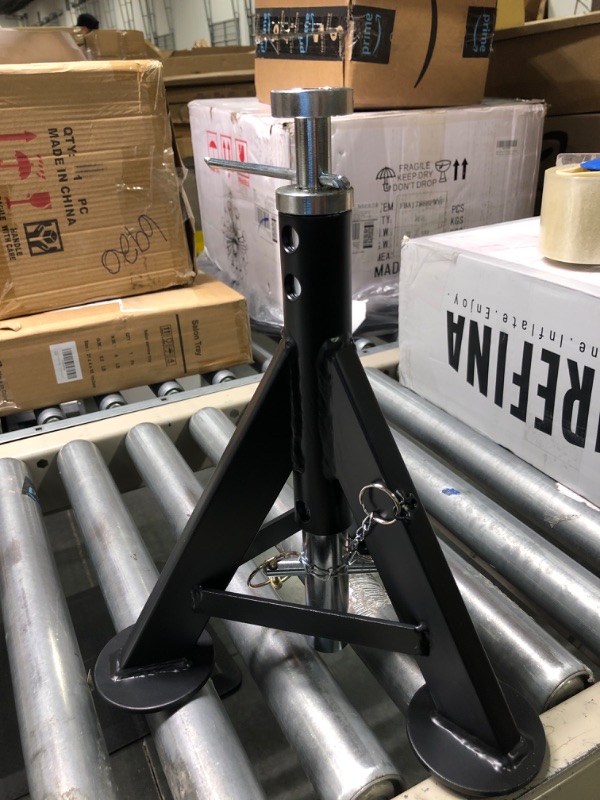 Photo 1 of BESTOOL Set of 2 RV Stabilizer Jacks Camper Leveling, Adjustable Height 17.3" to 30", Heavy Duty Telescopic RV Support Jacks for Trailer, Camper, Motorhome, Single Jack Withstand 3 ton 6,000 Lbs