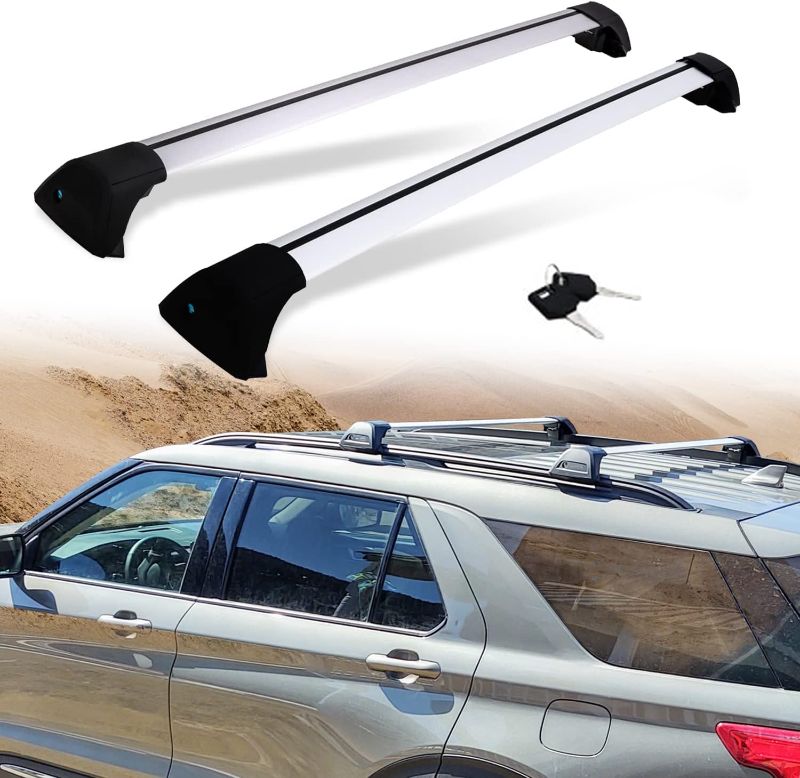 Photo 1 of Snailfly Crossbars Customized Fit for 2020-2023 Ford Explorer Adjustable Cross Bars Roof Racks with Lock