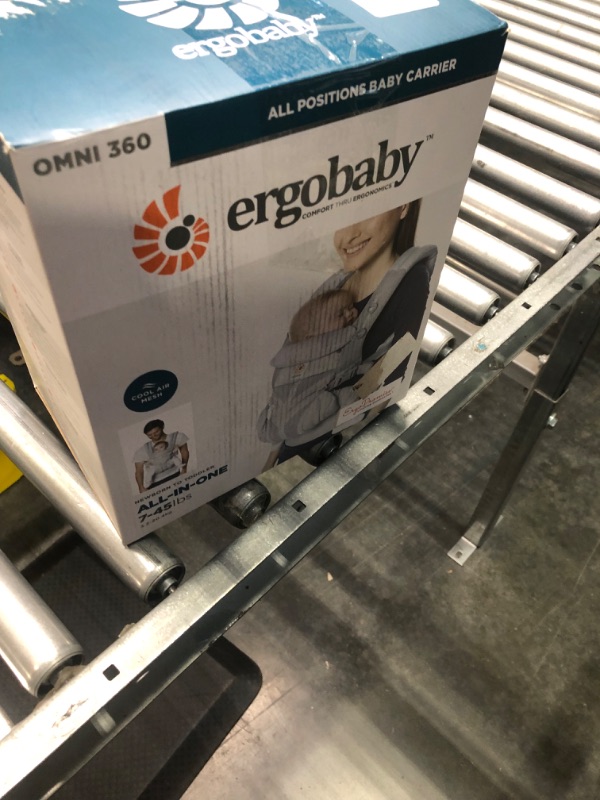 Photo 1 of Ergobaby Omni 360 Cool Air Mesh All Carry Positions Baby Carrier - Pearl Gray