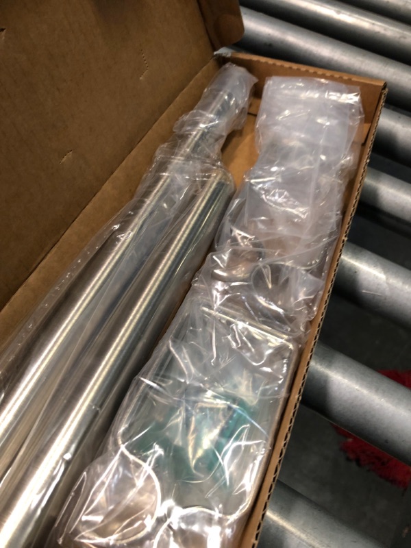 Photo 1 of 47 and 54 in stainless curtain rod 