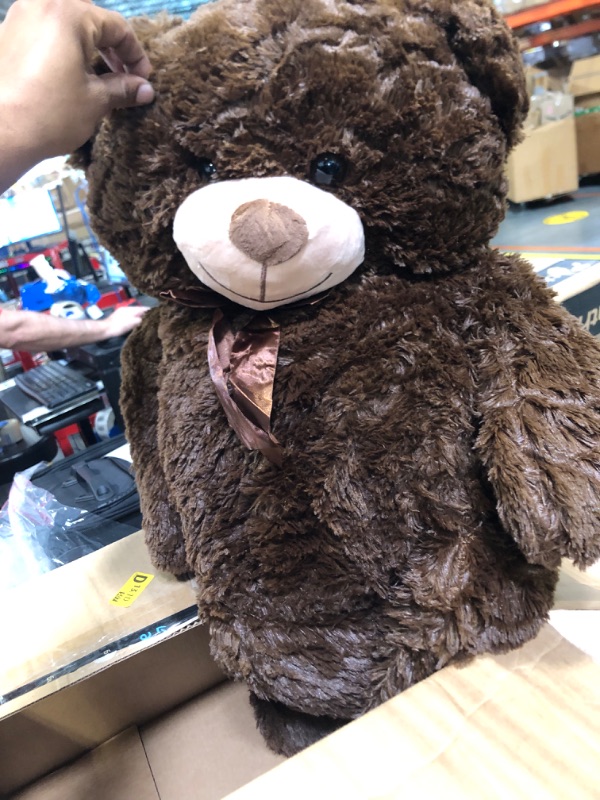 Photo 1 of HollyHOME Teddy Bear Plush Giant Teddy Bears Stuffed Animals Teddy Bear Love 36 inch Chocolate