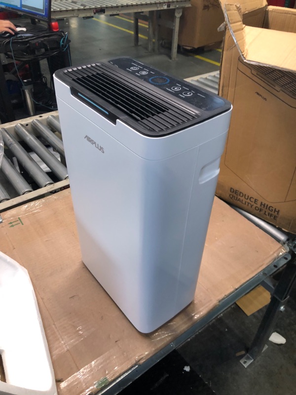 Photo 3 of AIRPLUS 30 Pints 1,500 Sq. Ft Dehumidifier for Basement, Powerful Dehumidifier for Home with Drain Hose (AP2011N) Fine