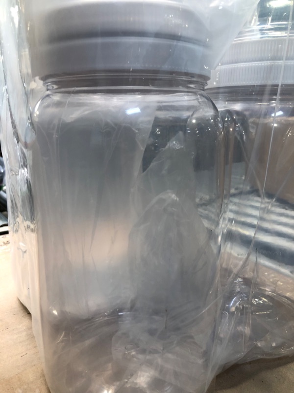 Photo 4 of  4 Pack-Plastic Large Jars