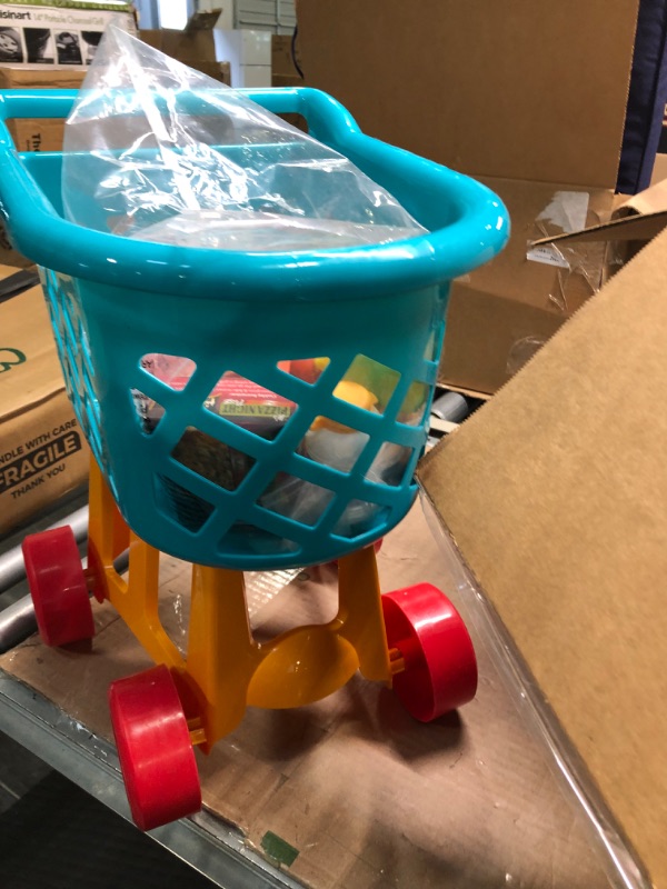 Photo 1 of Battat- Deluxe Grocery Playset – Toy Food For Toddlers – Shopping Cart Toy- 20+ Pretend Food Items- Grocery Cart- 3 Years +