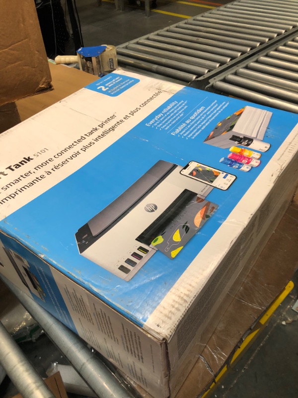 Photo 1 of HP Smart-Tank 5101 Wireless All-in-One Ink-Tank Printer with up to 2 Years of Ink Included (1F3Y0A),White