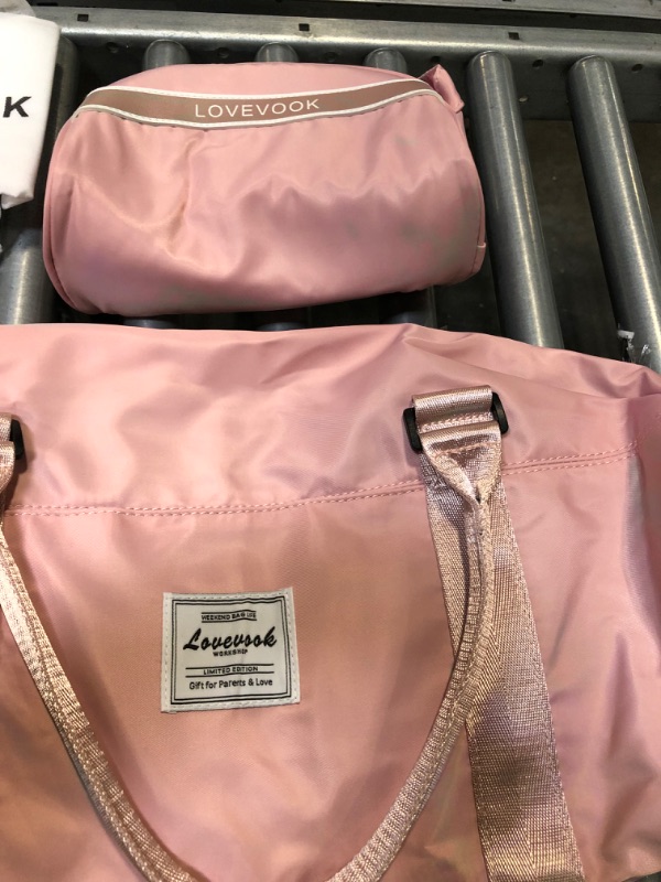 Photo 1 of LOVEVOOK Weekender Bag for Women Cute Travel Tote Bag Gym Duffel Bag with Toiletry Bag Carry On Bag Overnight Bag with Wet Pocket Hospital Bag for Labor and Delivery Medium
