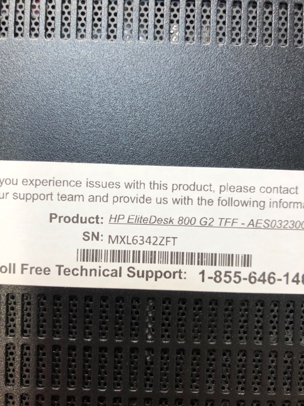 Photo 1 of HP EliteDesk 800 G2