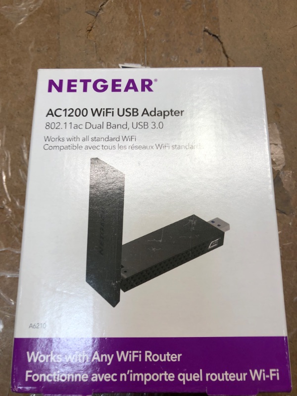 Photo 2 of NETGEAR - AC1200 Dual-Band USB 3.0 WiFi Adapter (A6210)
