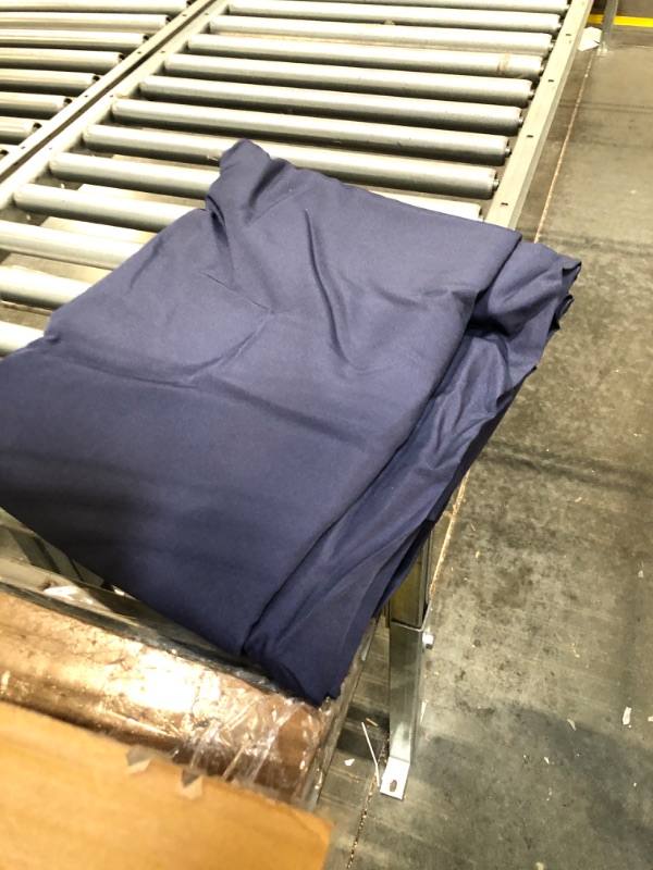 Photo 3 of 6 Pack Navy Blue Tablecloths for 8 Foot Rectangle Tables 90 x 156 Inch - 8ft Rectangular Bulk Linen Polyester Fabric Washable Long Clothes for Wedding Reception Banquet Party Buffet Restaurant Navy Blue 90x156 In, 6 Pack