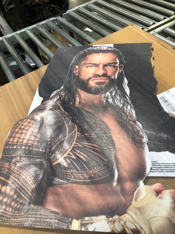 Photo 2 of Advanced Graphics Roman Reigns Life Size Cardboard Cutout Standup - WWE Roman Reigns One Size