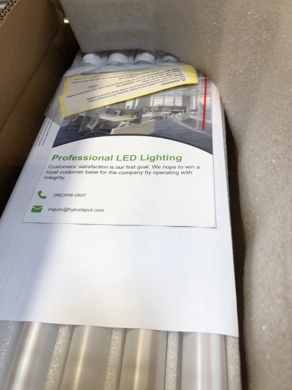 Photo 2 of 20 Pack 5CCT 4FT LED T8 Ballast Bypass Type B Light Tube, 18W, 3000K/3500K/4000K/5000K /6500K Selectable, Single or Double End Powered, 2300lm, Frosted Cover, T8 T10 T12 Tube Light, 120-277V, UL, FCC 3000k/35000k/4000k/5000k/6500k Selectable