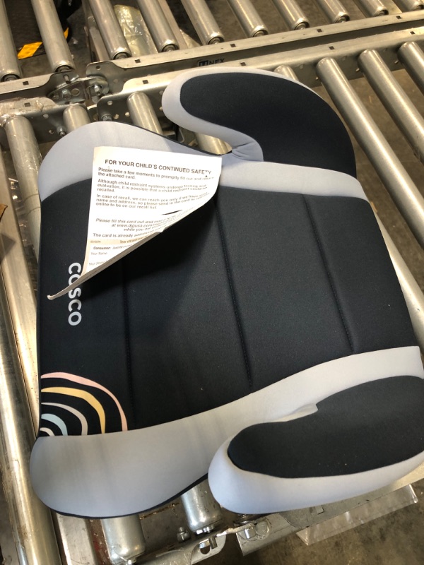 Photo 2 of Cosco Topside Backless Booster Car Seat, Lightweight 40-100 lbs, Rainbow